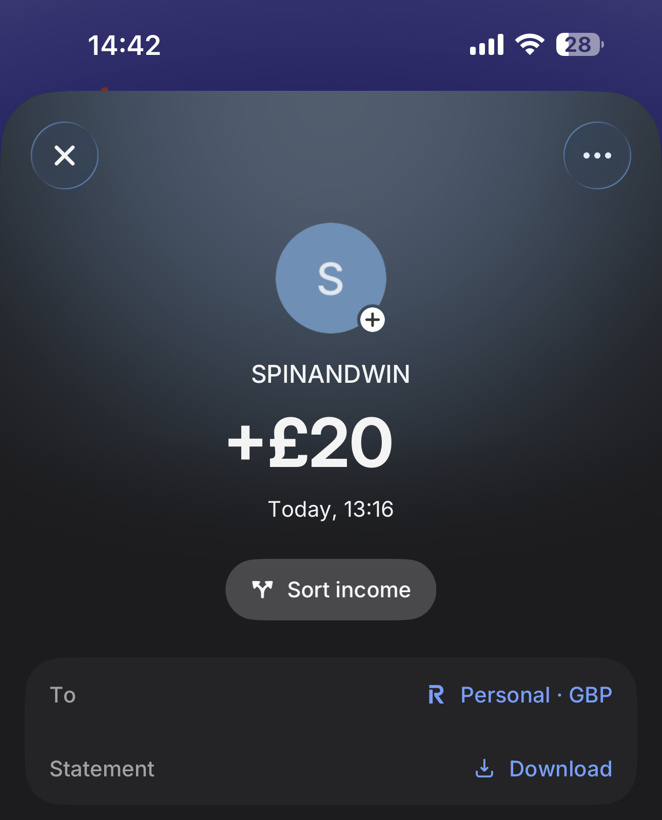 Spin and Win Bank transfer withdrawal test arrival confirmation