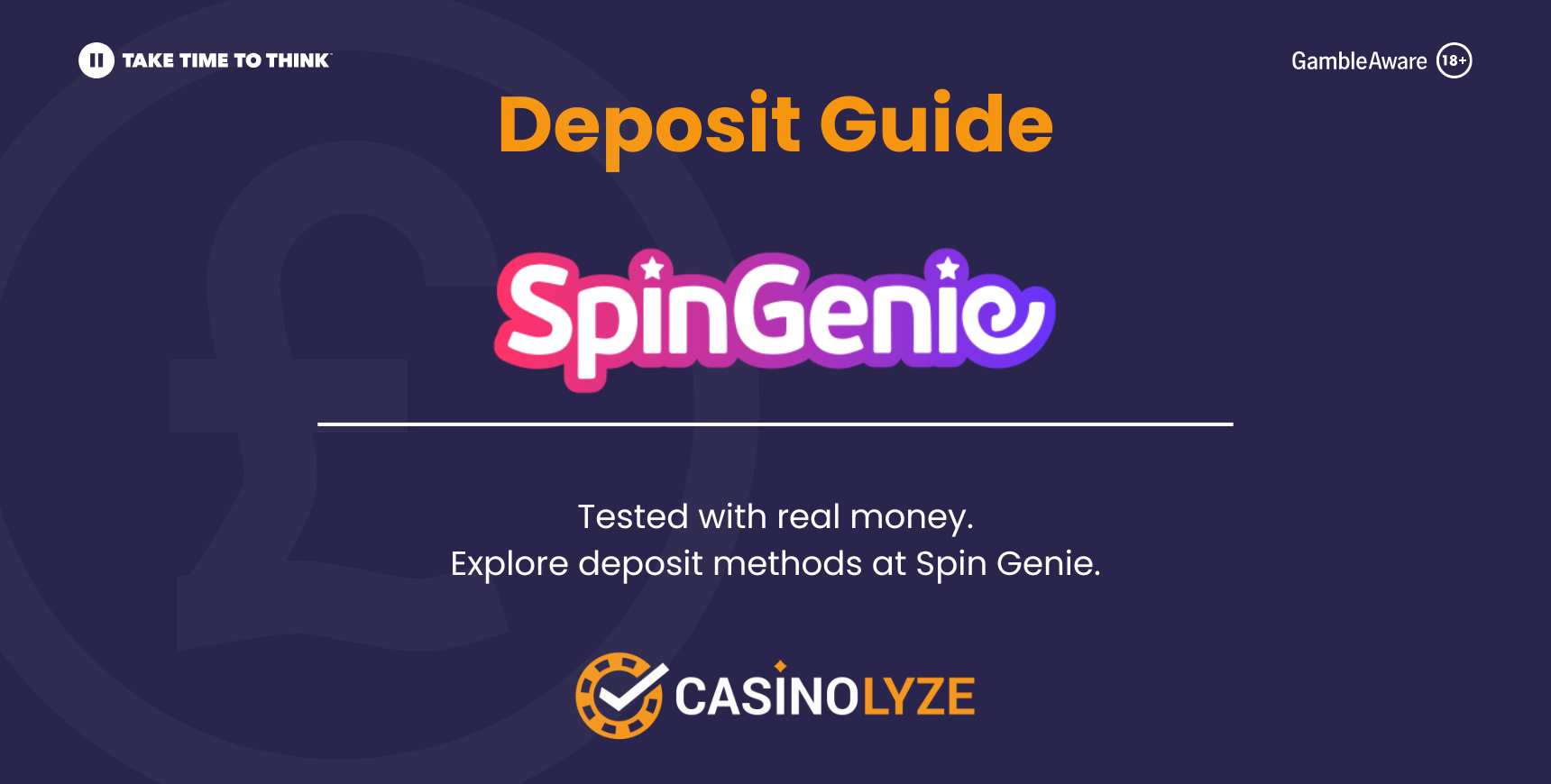 spin genie deposit methods