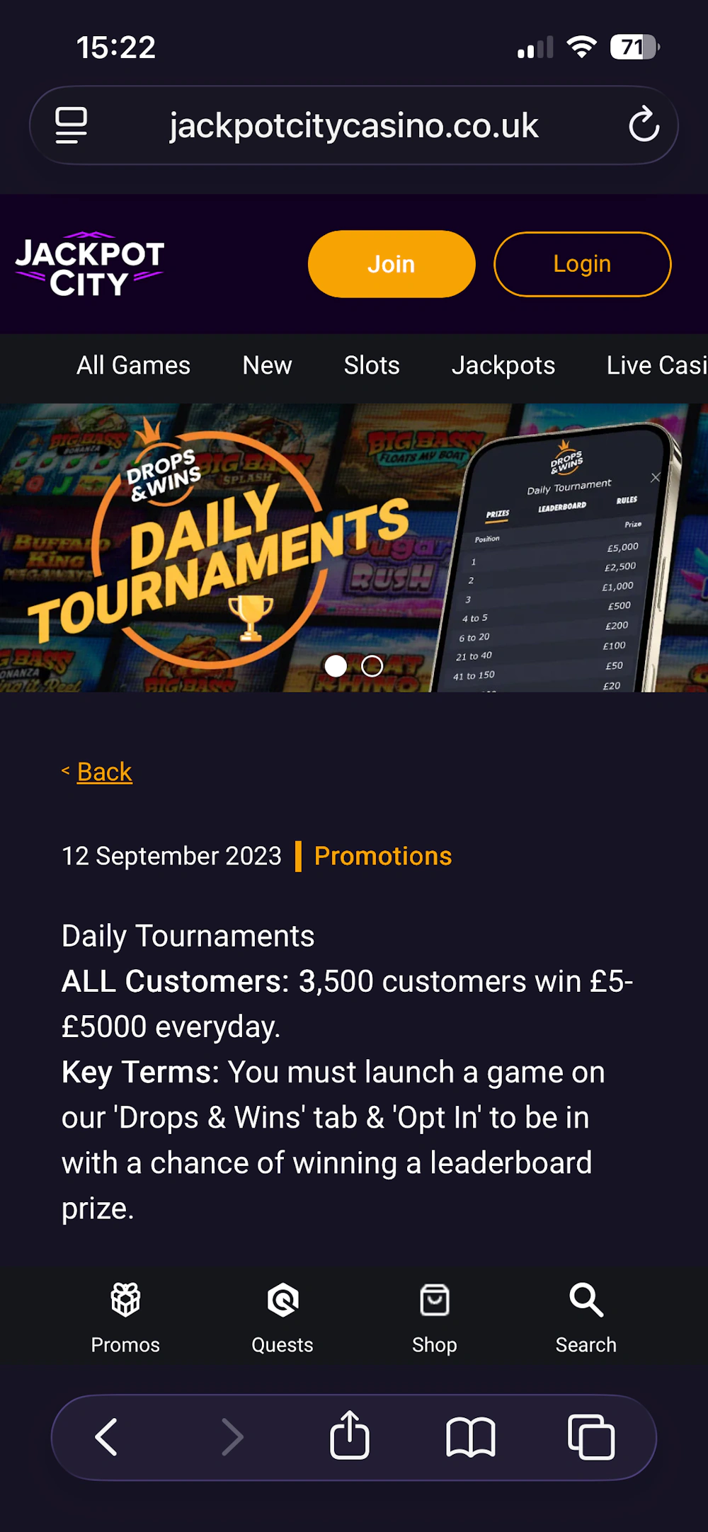 Jackpot City Promo