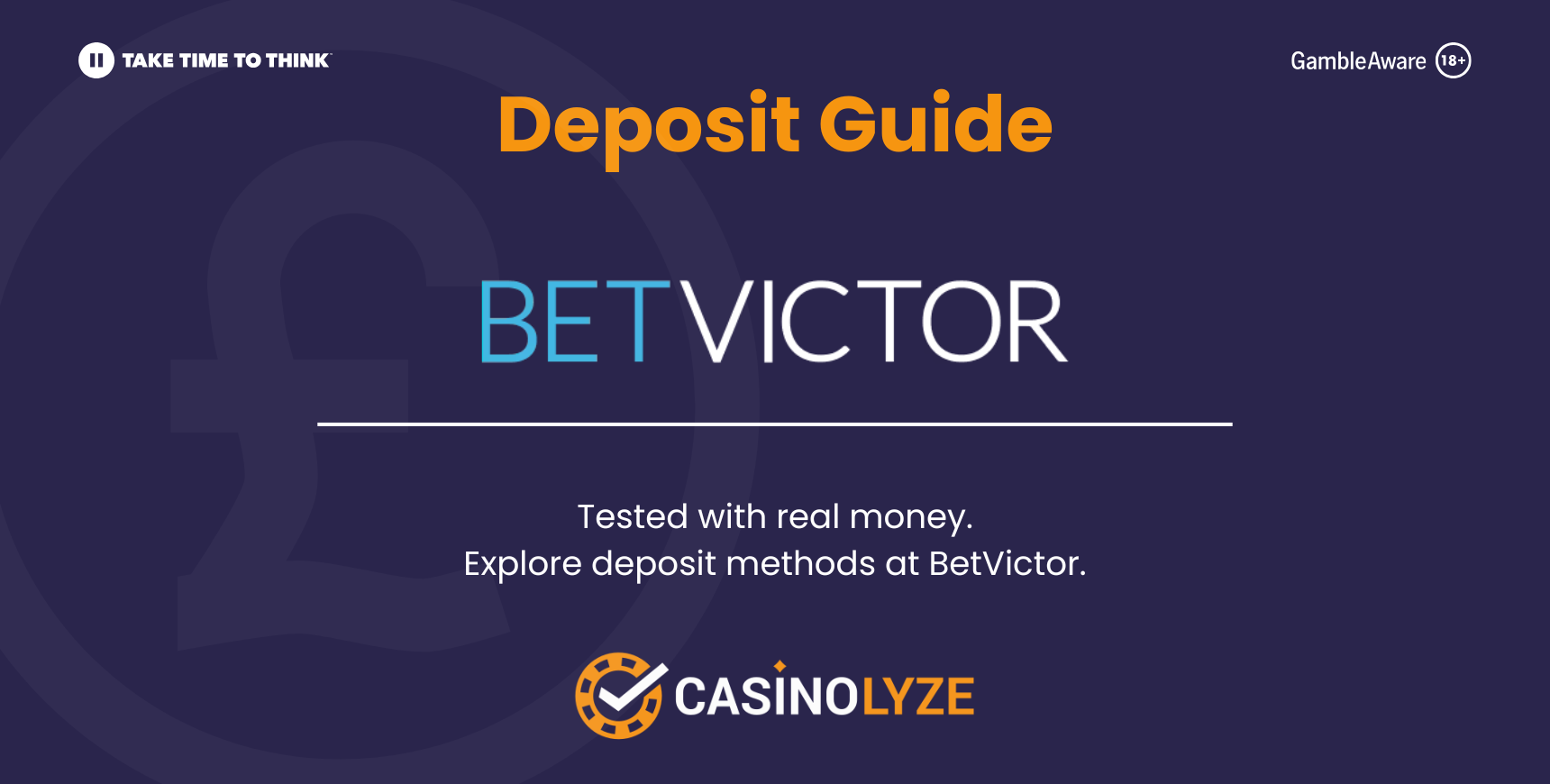 BetVictor deposit methods guide