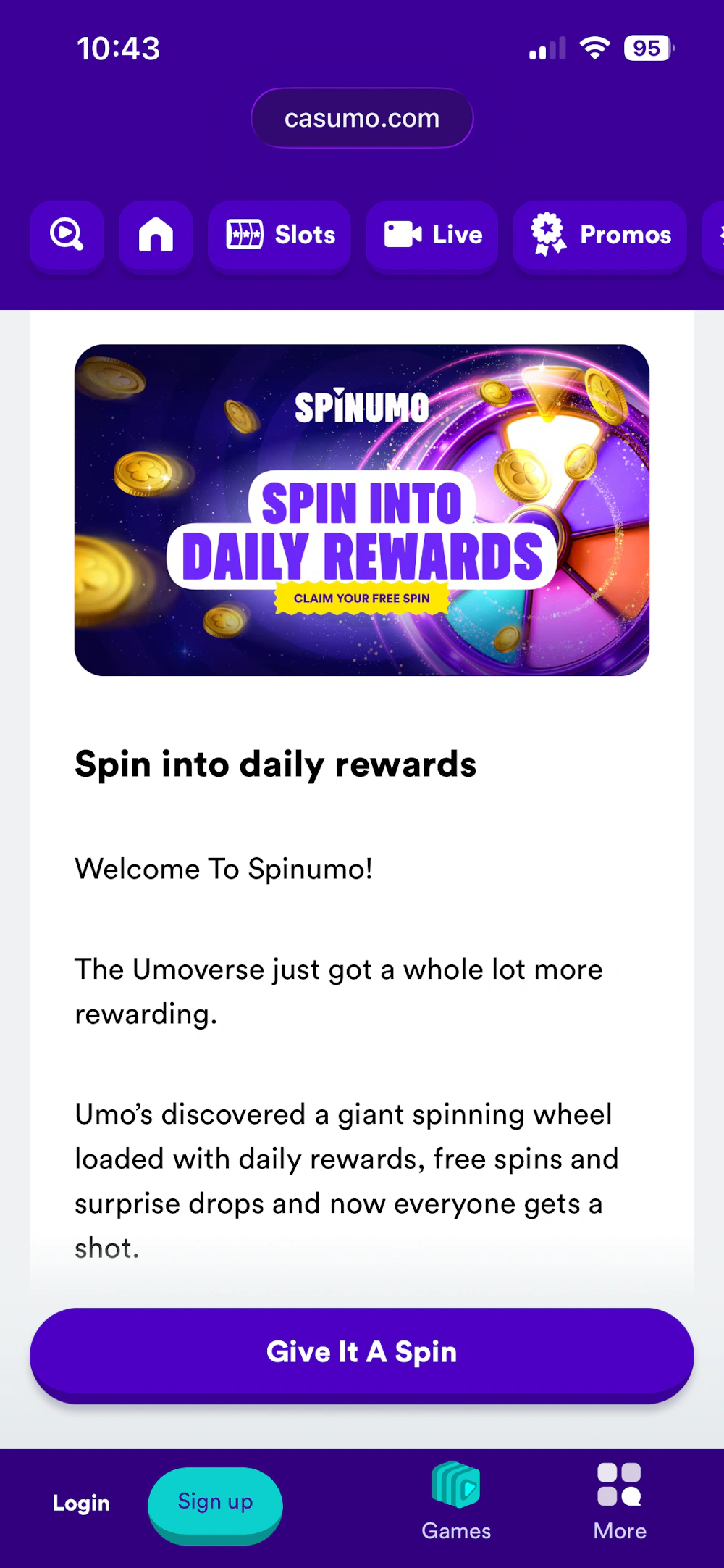 Casumo Promo