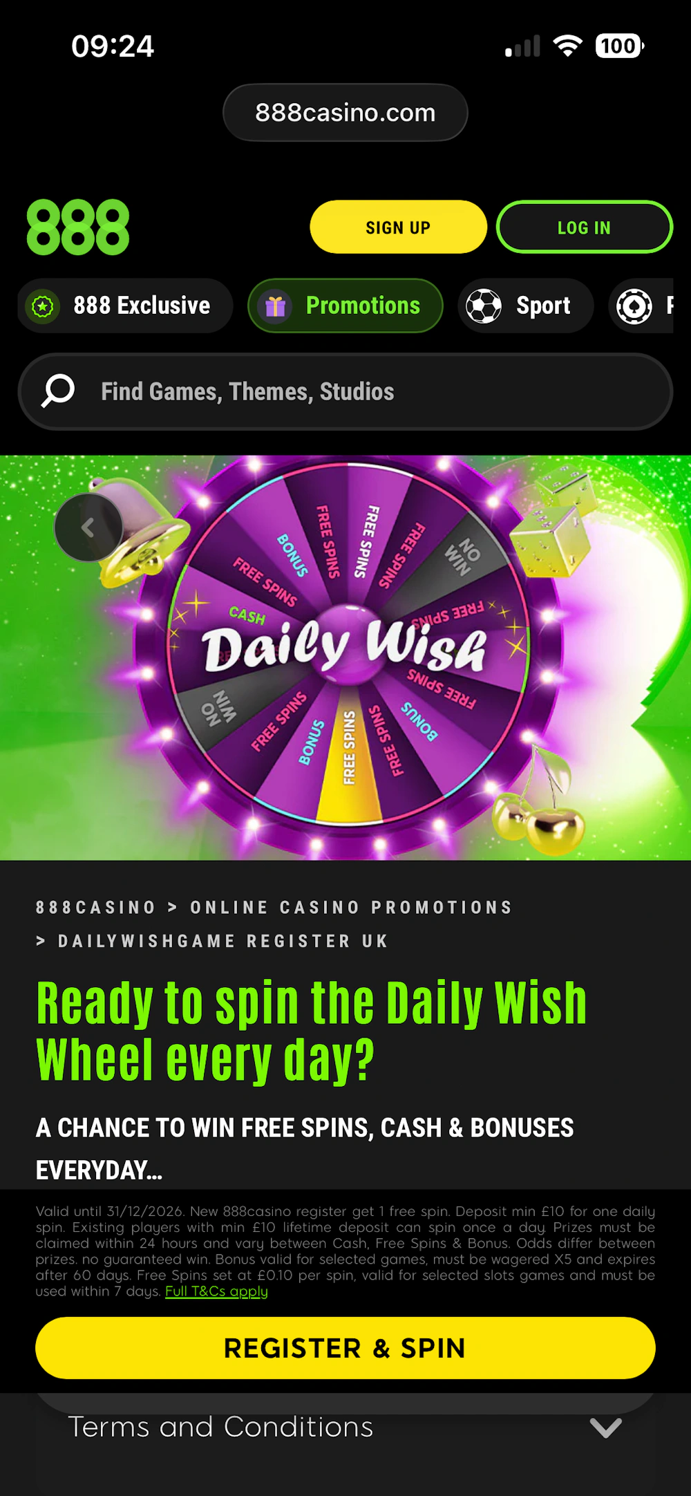 888casino Promo