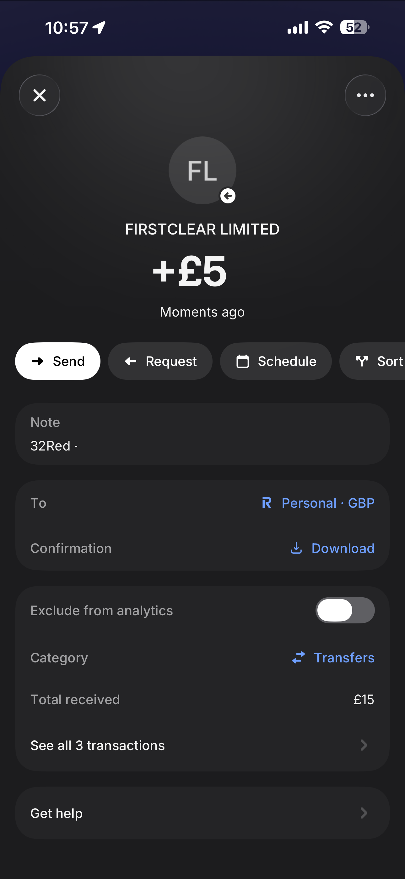 32Red Revolut Pay Test 15/10