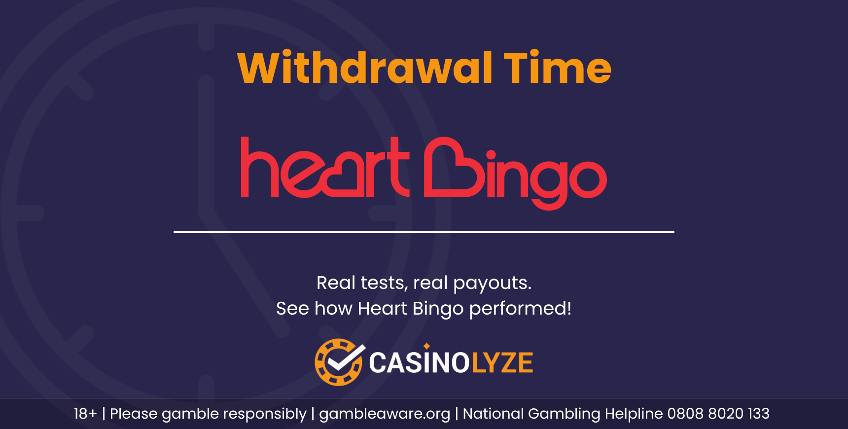 Heart Bingo withdrawal times