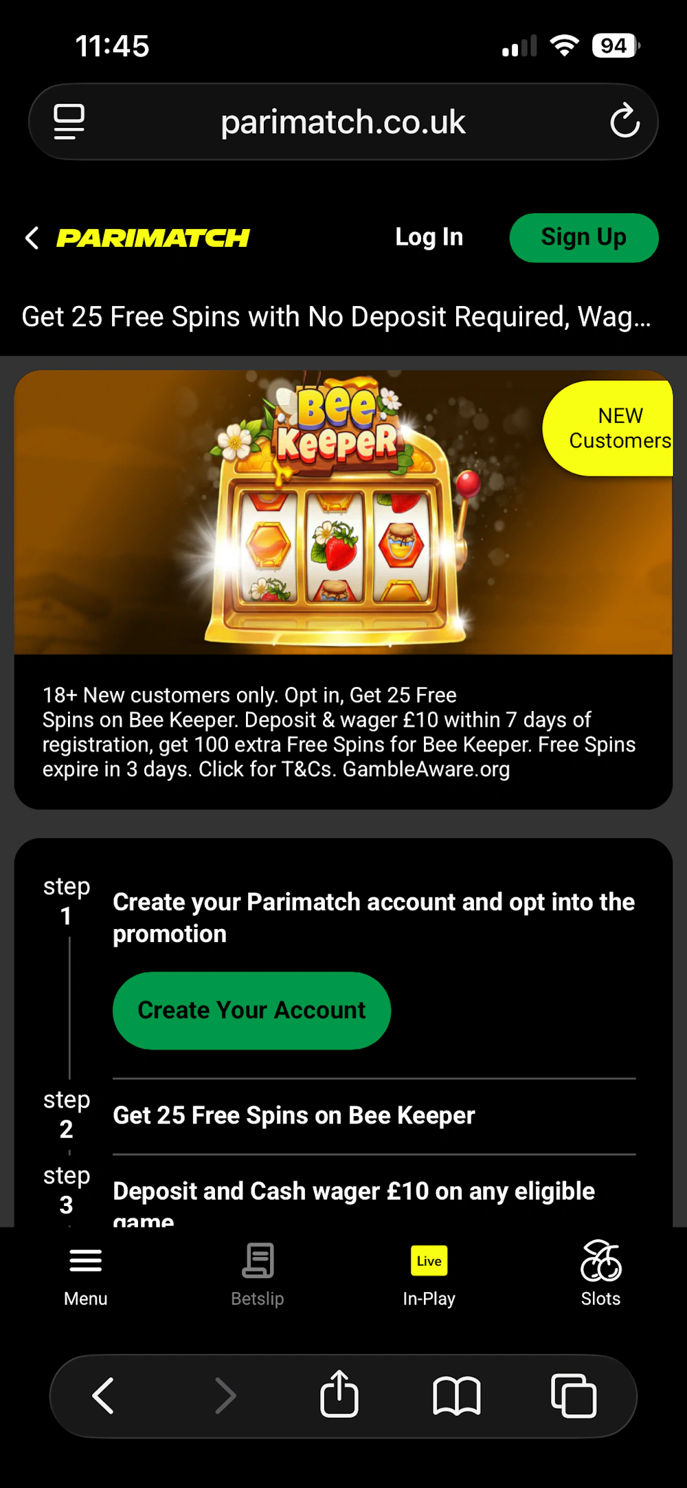 Parimatch Promo