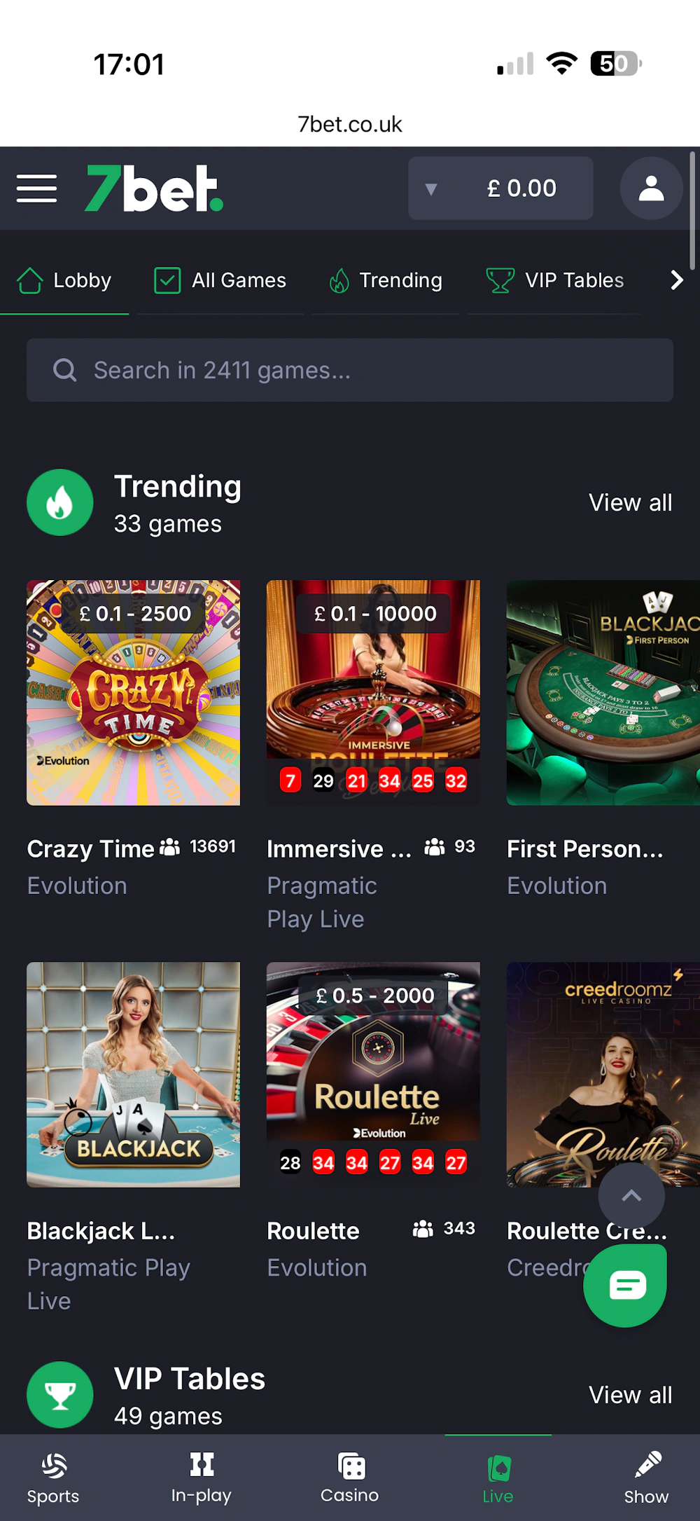 7bet-live-casino