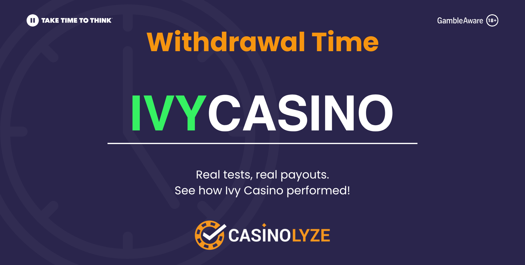 Ivy Casino withdrawal time guide