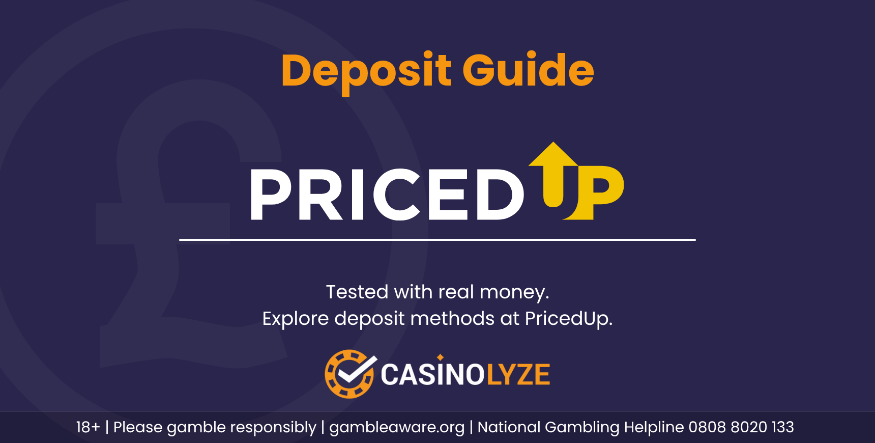 priced up deposit guide