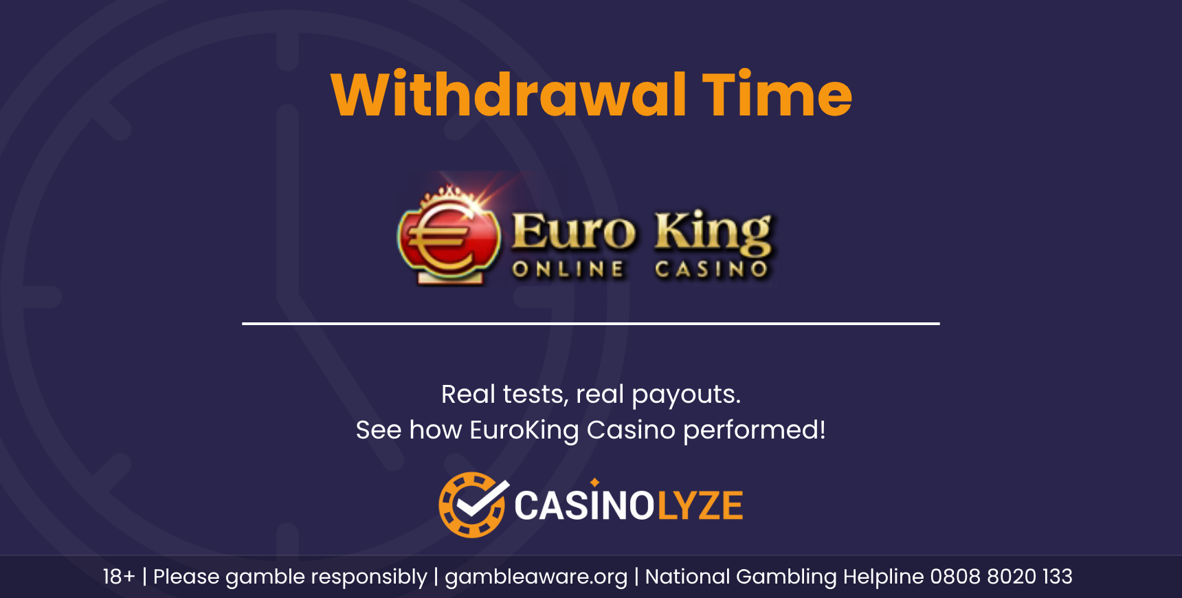 EuroKing withdrawal times