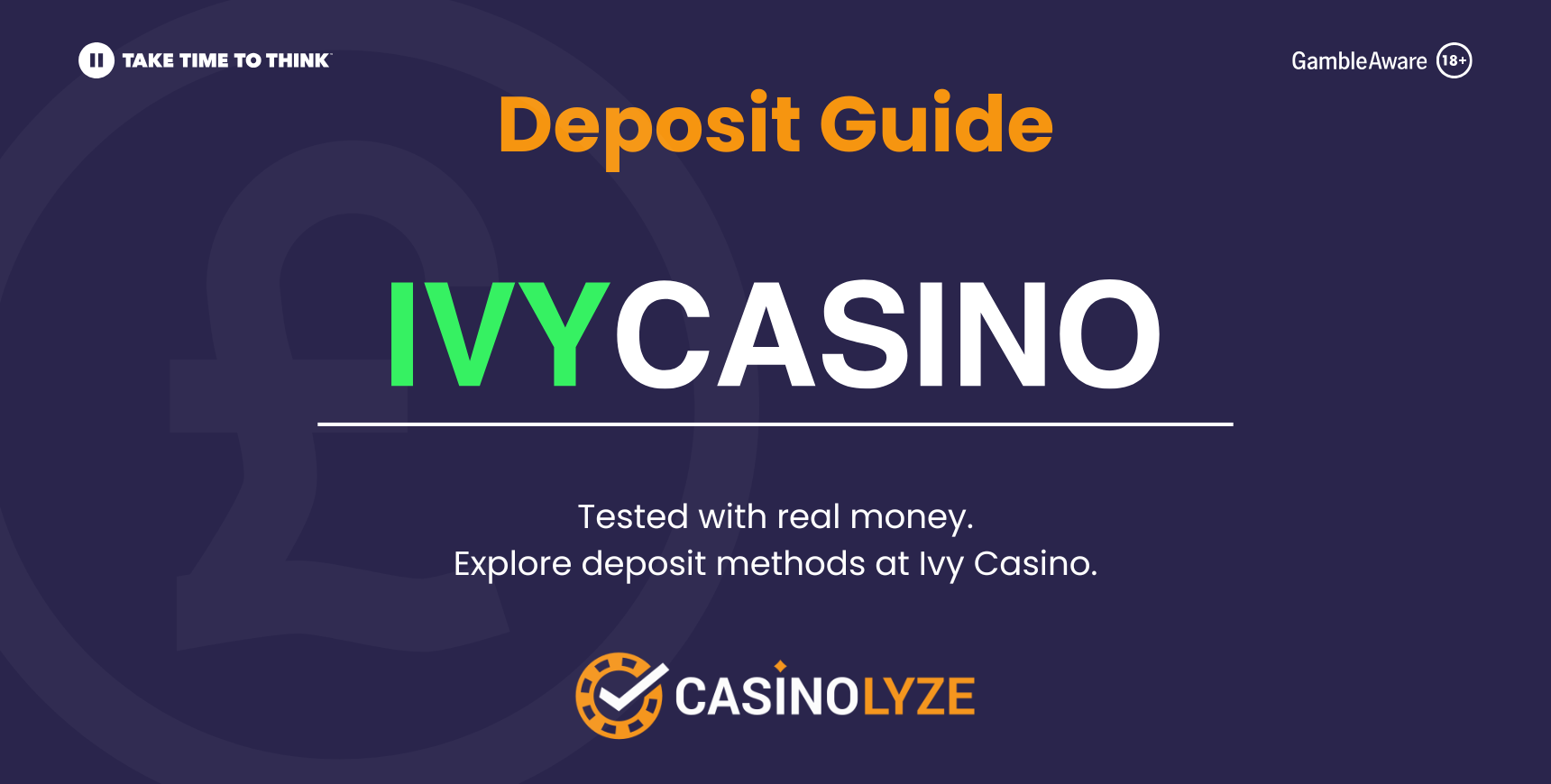 Ivy Casino deposit methods guide