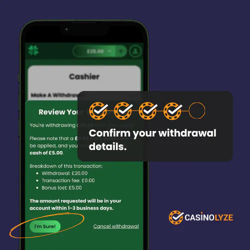 Reviewing Clover Casino withdrawal request