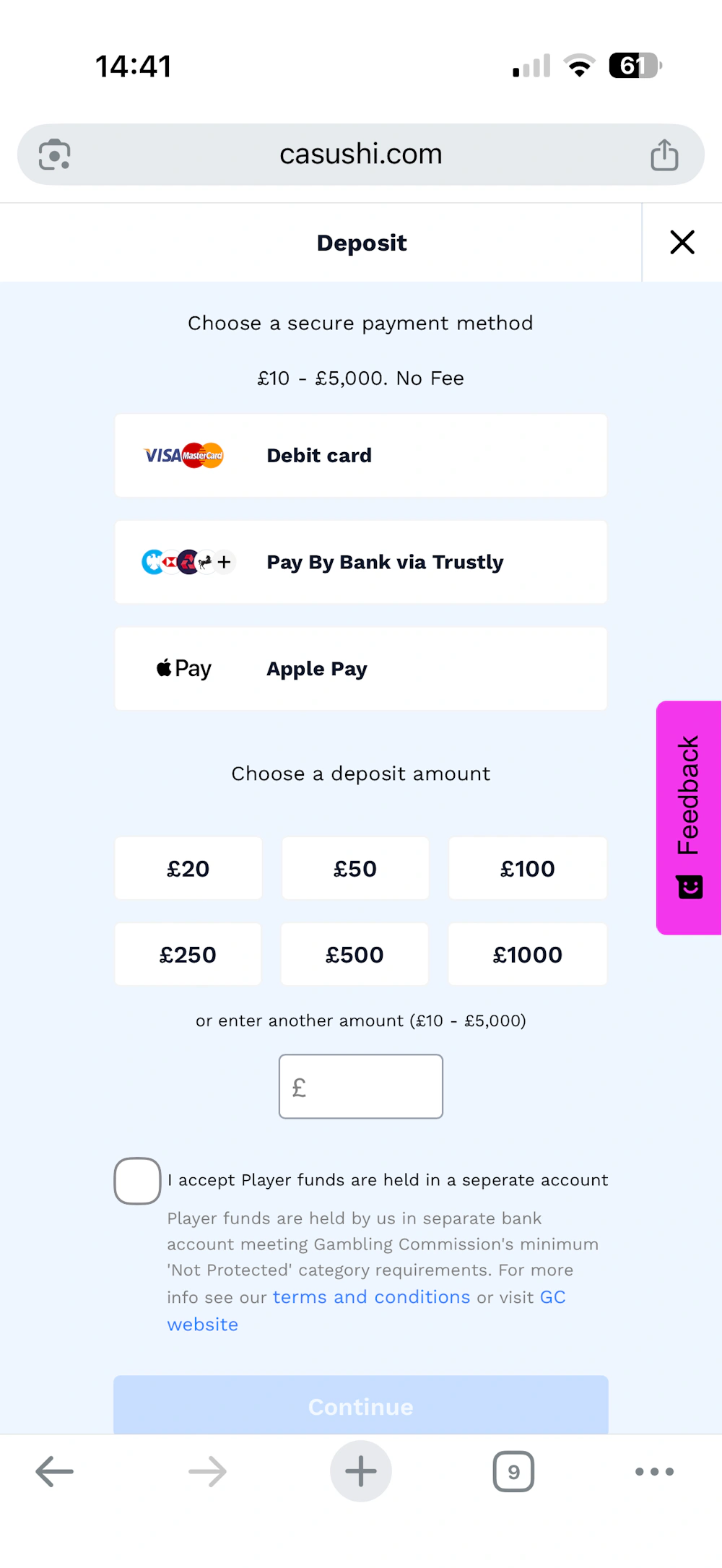 casushi-payment-methods