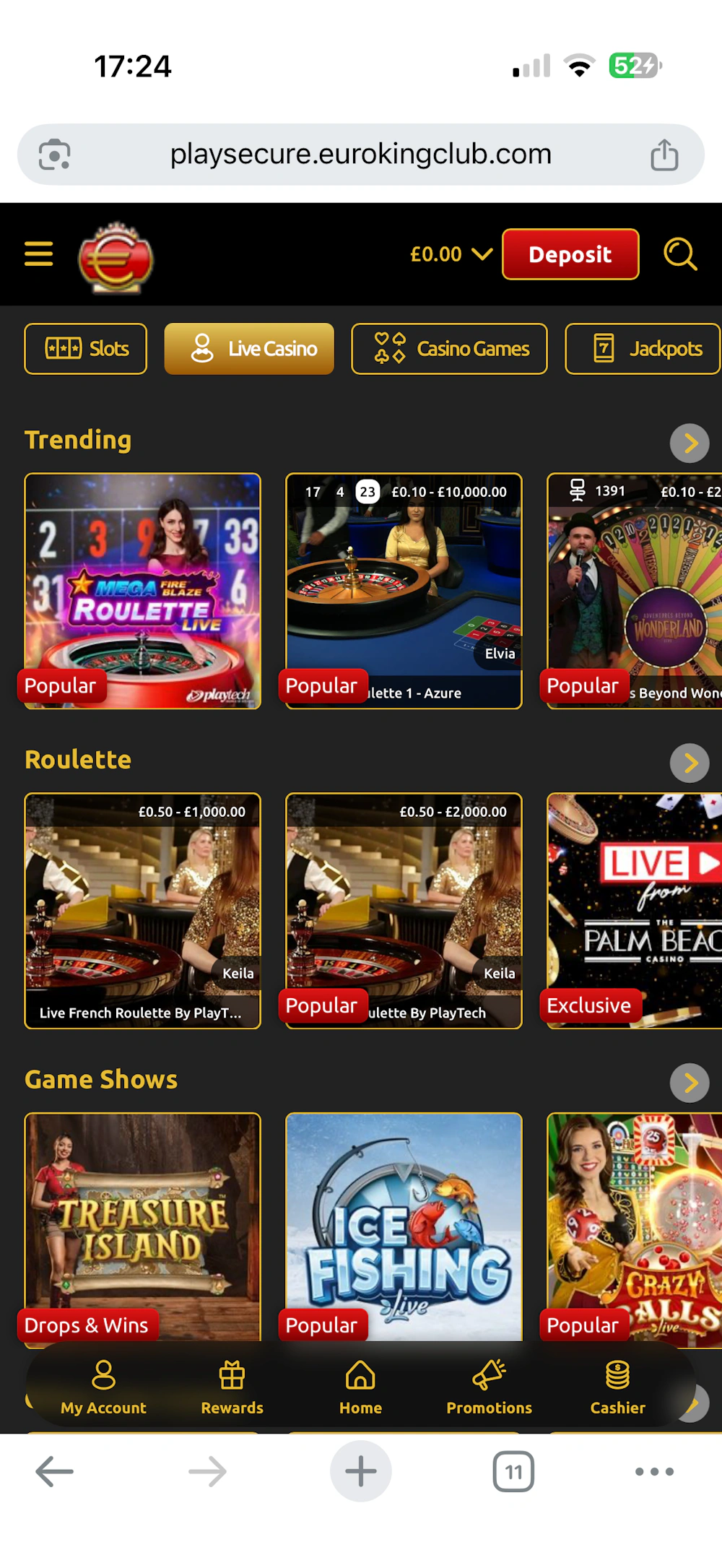 euroking-live-casino