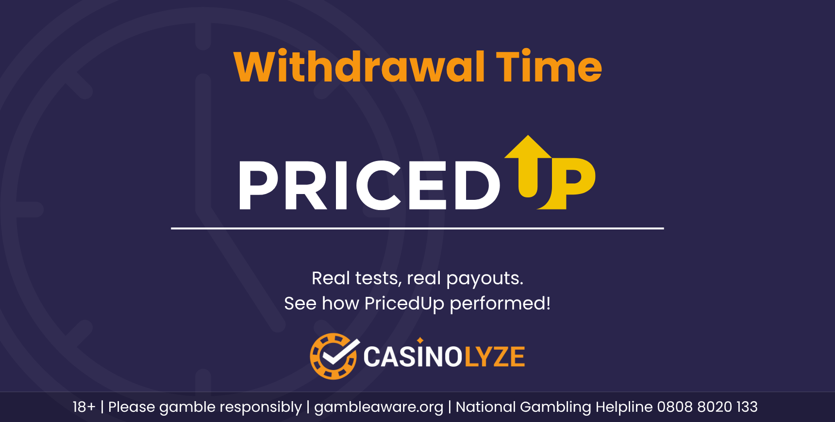 PricedUp withdrawal times