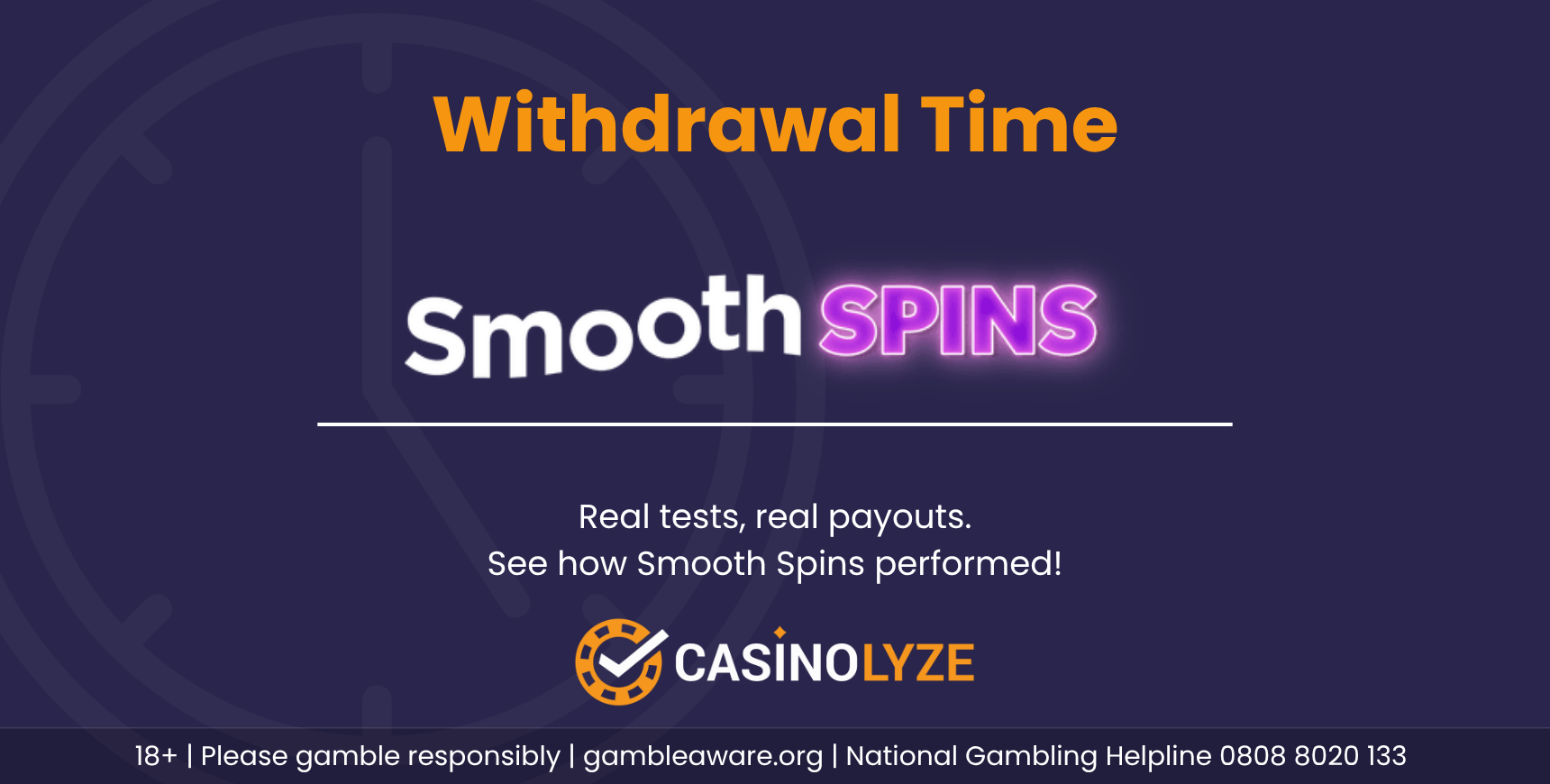 Smooth Spins withdrawal times