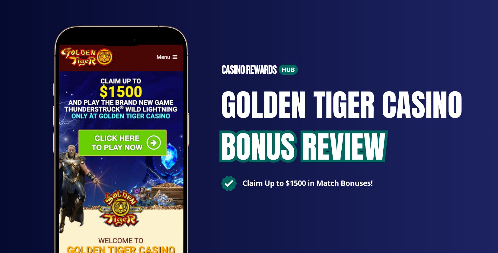 golden tiger sign up bonus