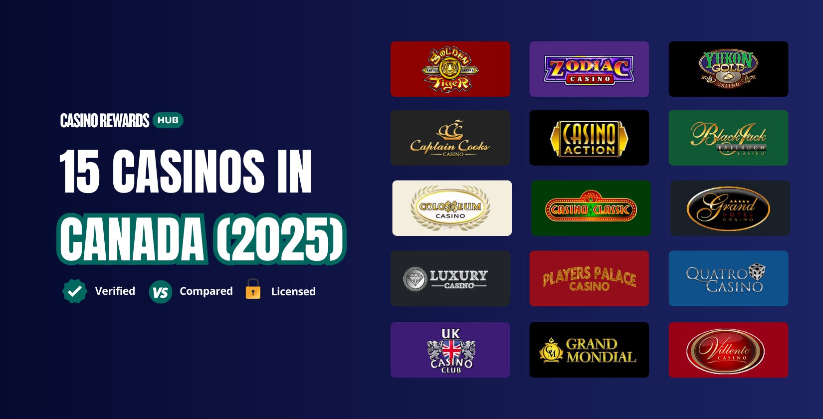 casino rewards hub list