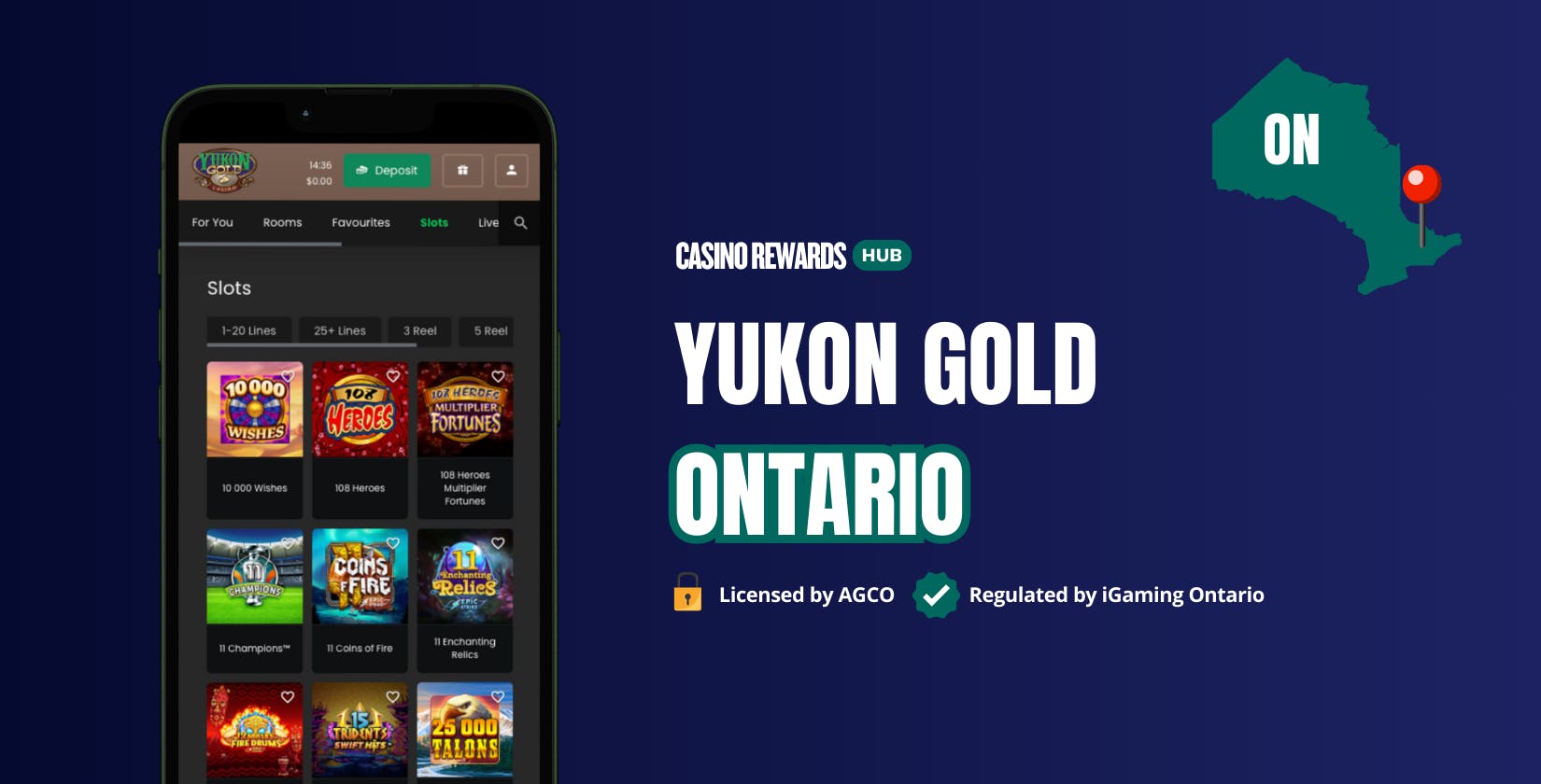 yukon gold casino ontario