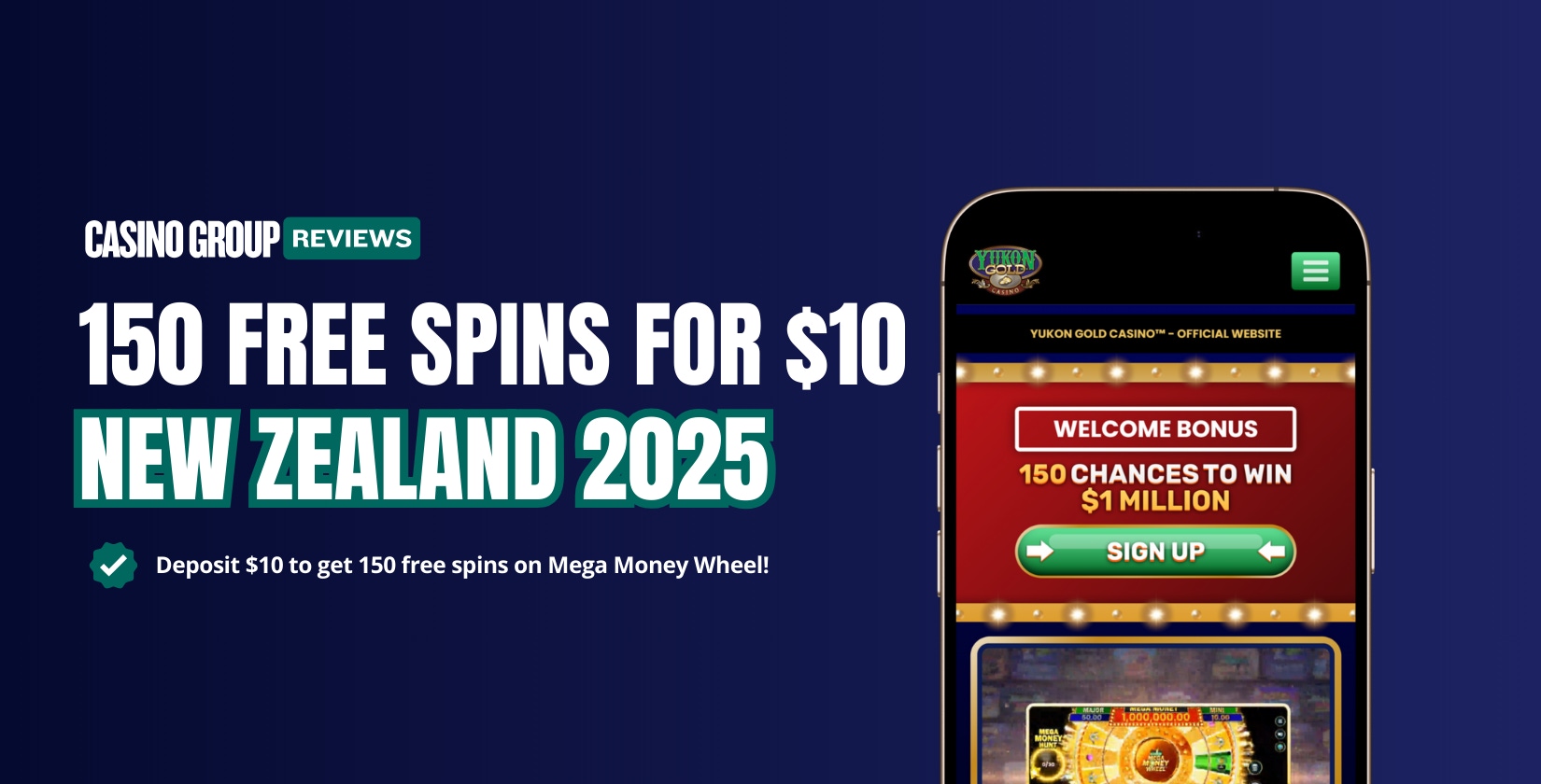 15 free spins for 10