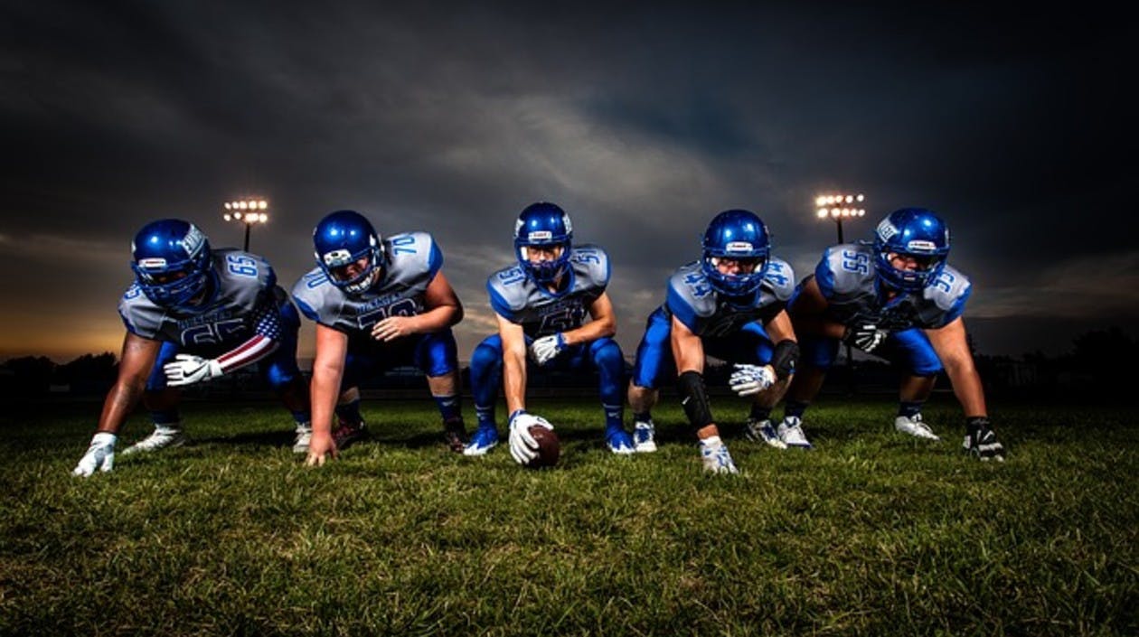 American Football Scrum