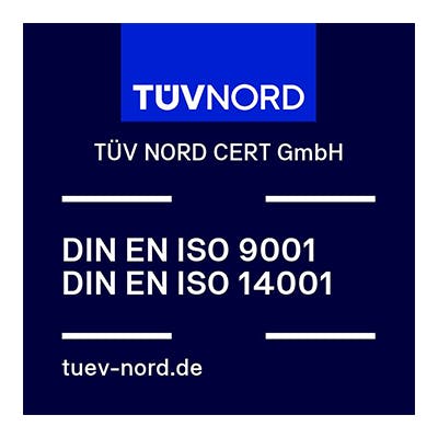 ISO 9001 und 14001 Zertifizierung