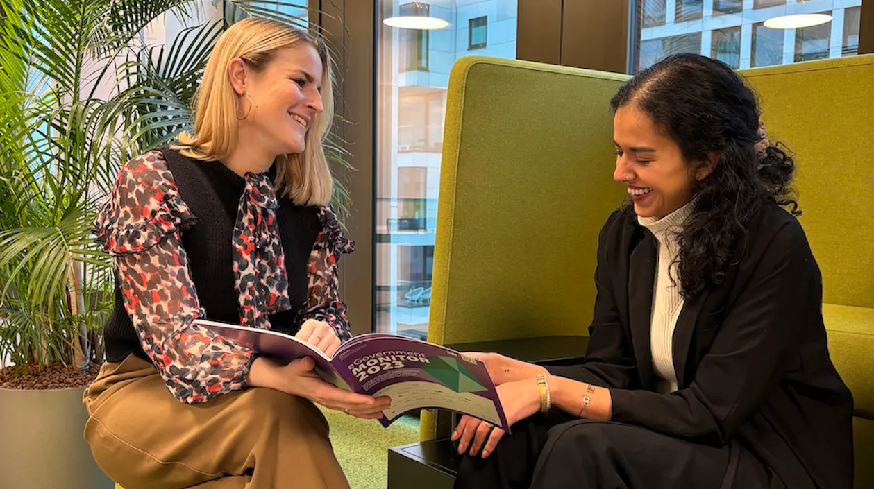 Verena Peper und Salma Nossier von Cassini Consulting