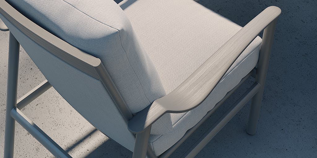 Barbados Lounge Chair - Arm Detailing