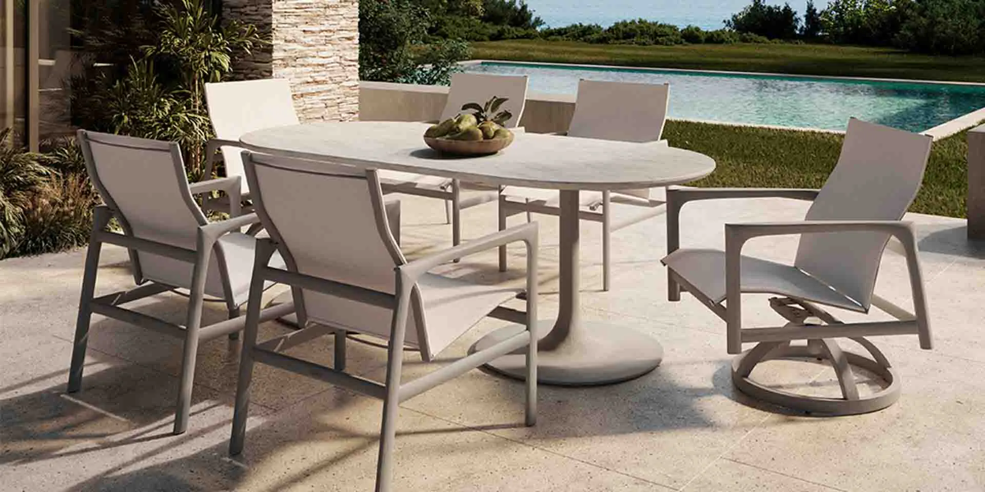 Castelle Berkeley Sling Dining Collection