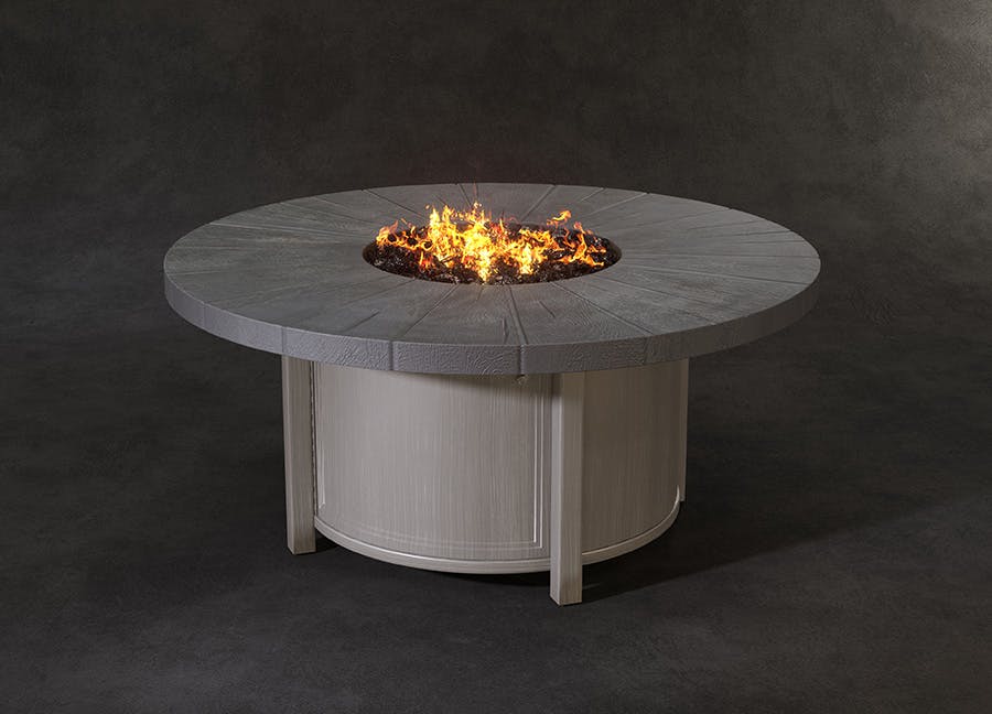 Castelle Classic 49 Round Fire Pit Coffee Table Fire & Heat