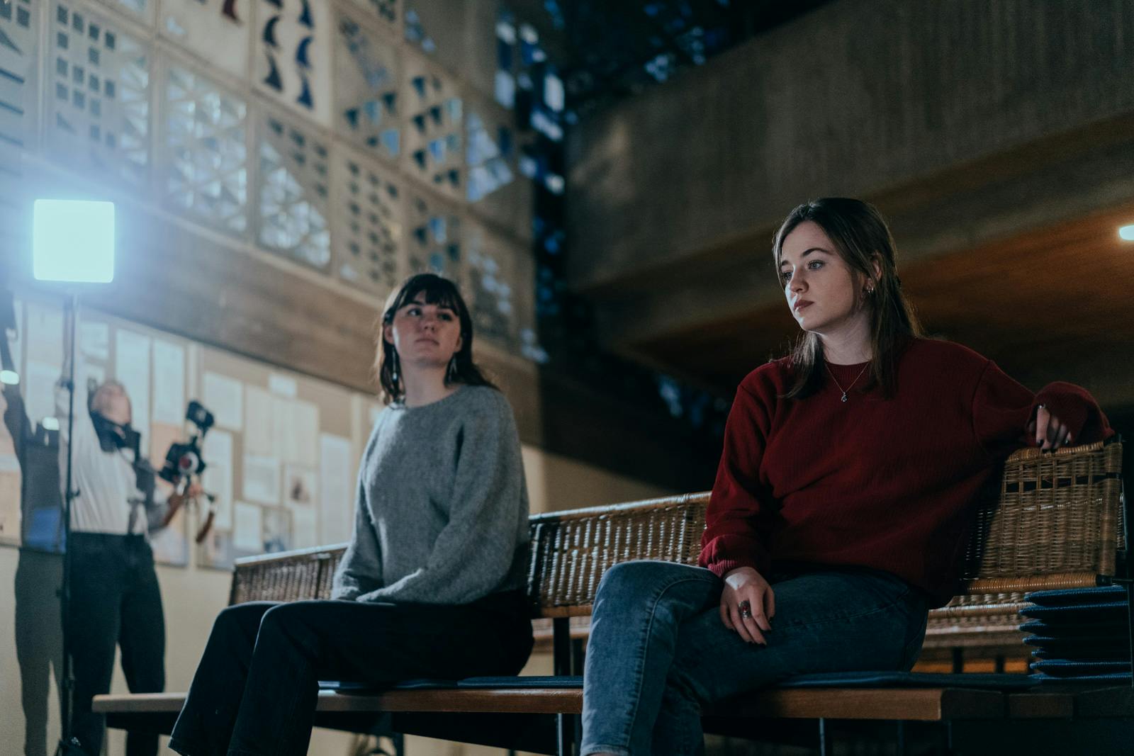 Behind the scenes of short film Logan's Will directed by Catalyst Berlin film student Li Wallis