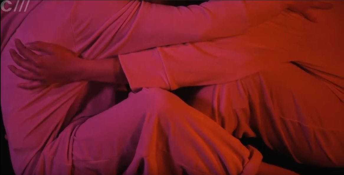 'Inside' performance at Lemonade Sorbet live show by Catalyst Berlin Screen Acting students  Merlina Scheffler and Manon Magnet