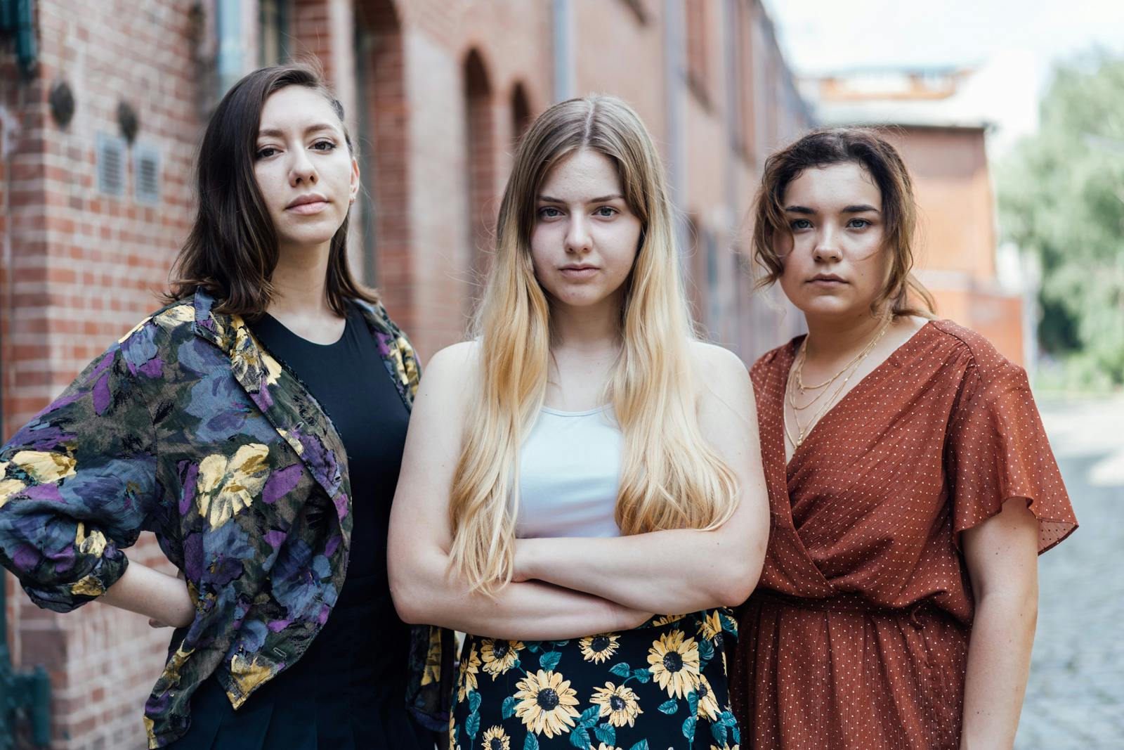 Catalyst Berlin Screen Acting students Milena Rendon, Sophie Chmiel and Sabine Schröder, actors of NothingMan series