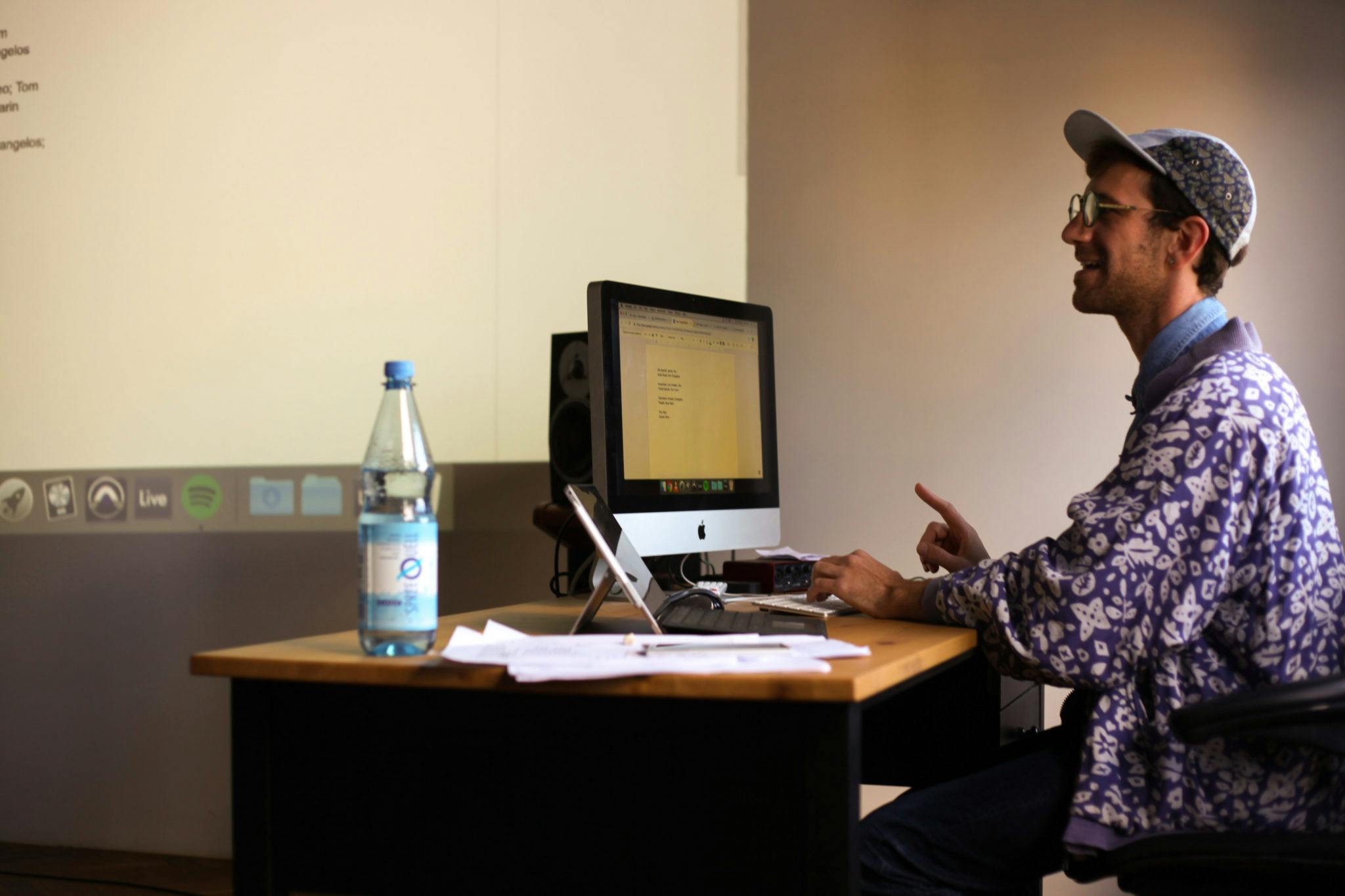 Audiovisual artist and Catalyst Berlin music tutor Doron Sadja