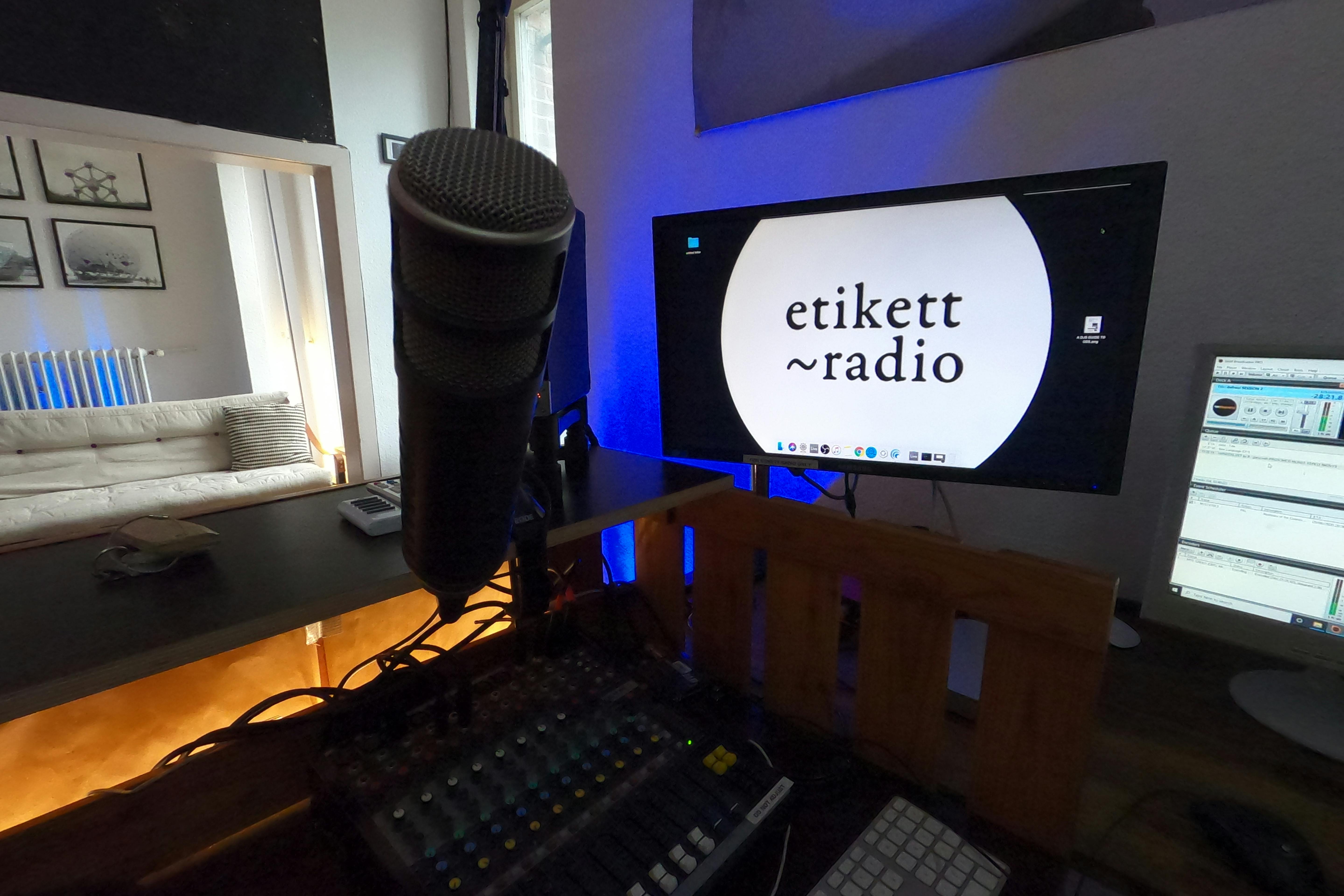 Etikett Radio equipment at Catalyst Berlin