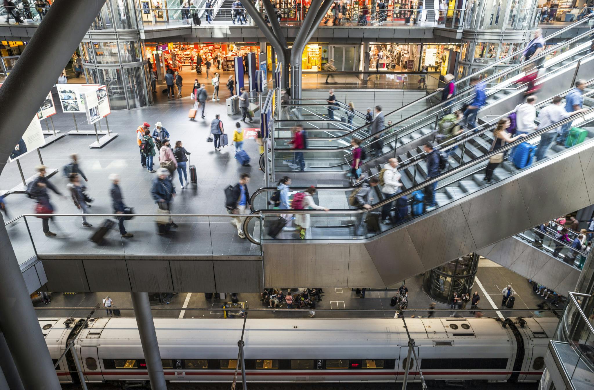 Hauptbahnhof Berlin central station by Dominic Blewett