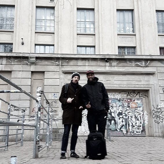 Catalyst Berlin tutor Christopher Jarman and Charlton Ravenberg at Berghain