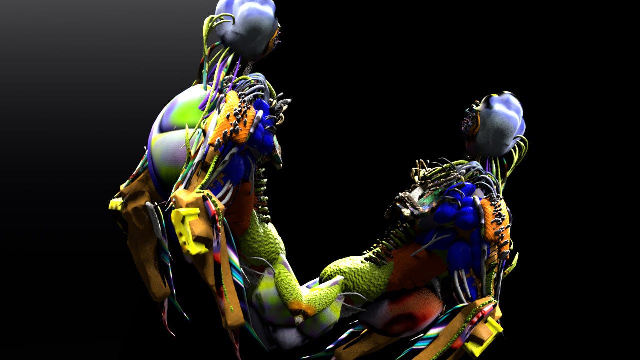 VFX for Soft Crash Fact Mag Live Set by Catalyst Berlin Visual Effects tutor Paulina Greta, aka Imaginaria