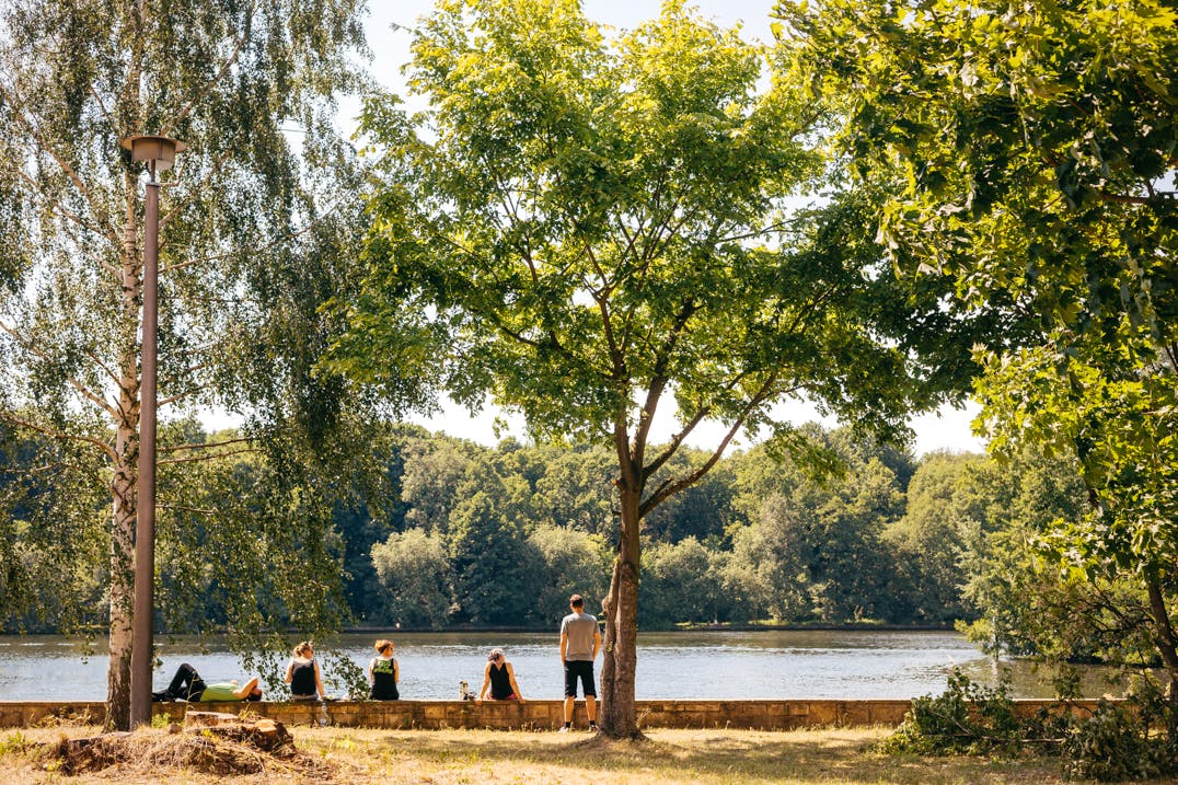 The Spree river view at Funkhaus 