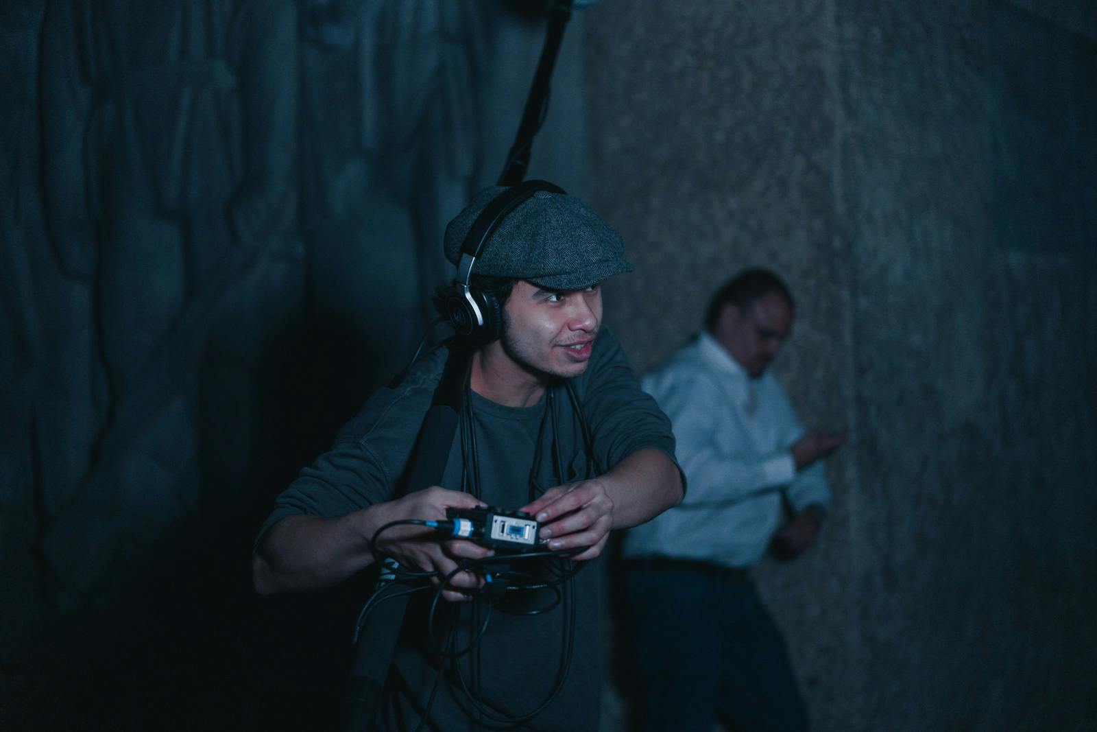 Lawrence Bolton, Catalyst Berlin Film Production alumnus and sound recordist for NothingMan mystery thriller series