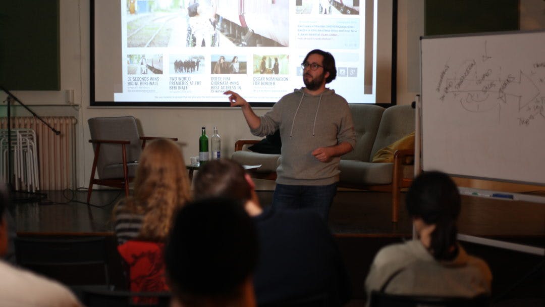 Guest Session at Catalyst Berlin with Films Boutique's head of sales and marketing Louis Balsan