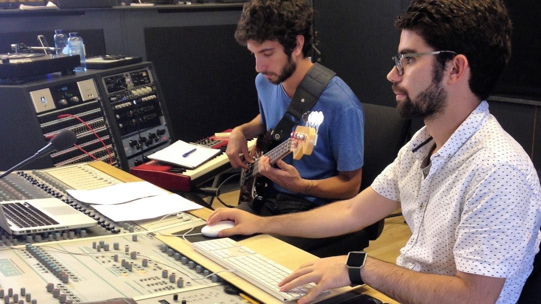 Creative Audio Production & Sound Engineering students Miguel Couto and João Fonseca | Catalyst Berlin