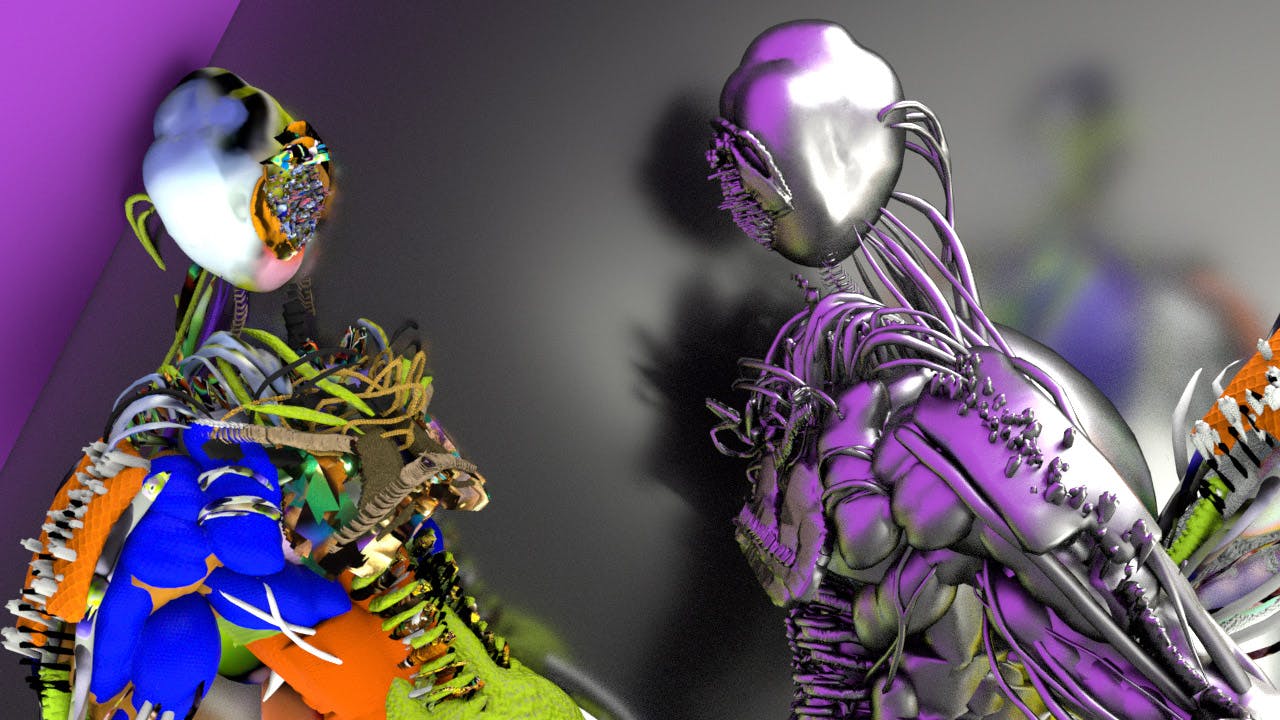 VFX for Soft Crash Fact Mag Live Set by Catalyst Berlin Visual Effects tutor Paulina Greta, aka Imaginaria