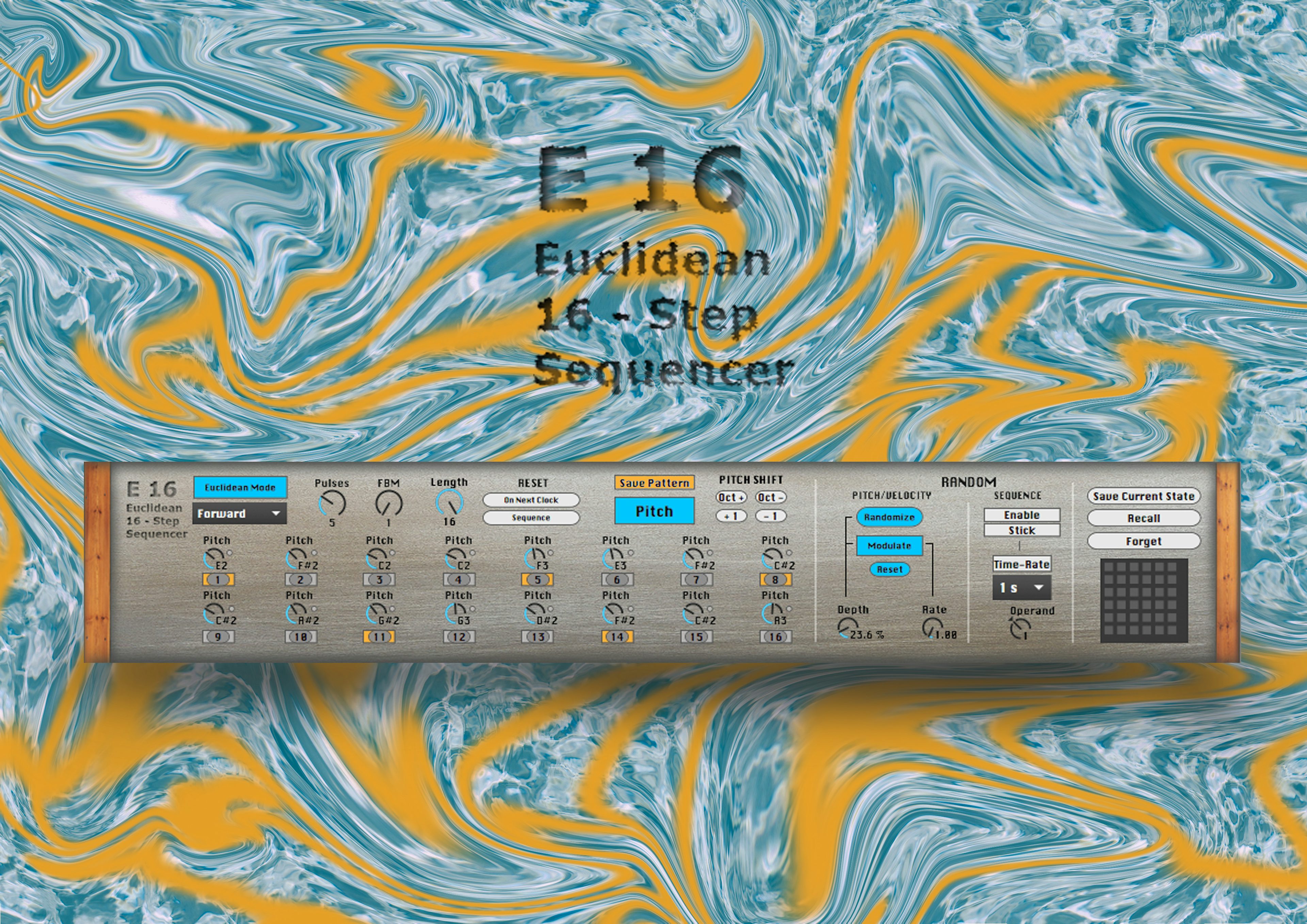 “E 16” is a single voice MIDI sequencer for Max4Live that opens up a full array of possibilities.
