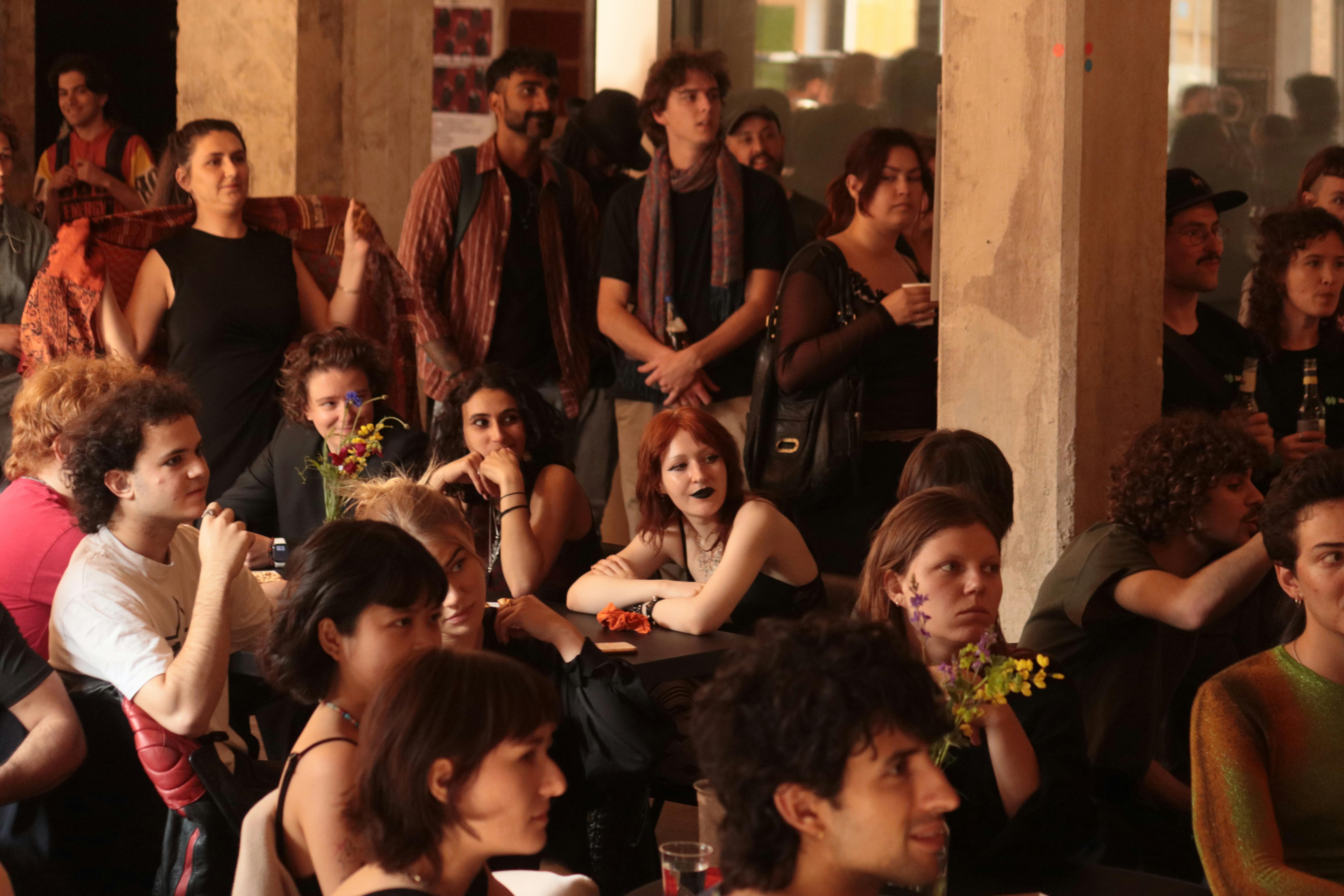 Catalyst students seated and enjoying the award ceremony