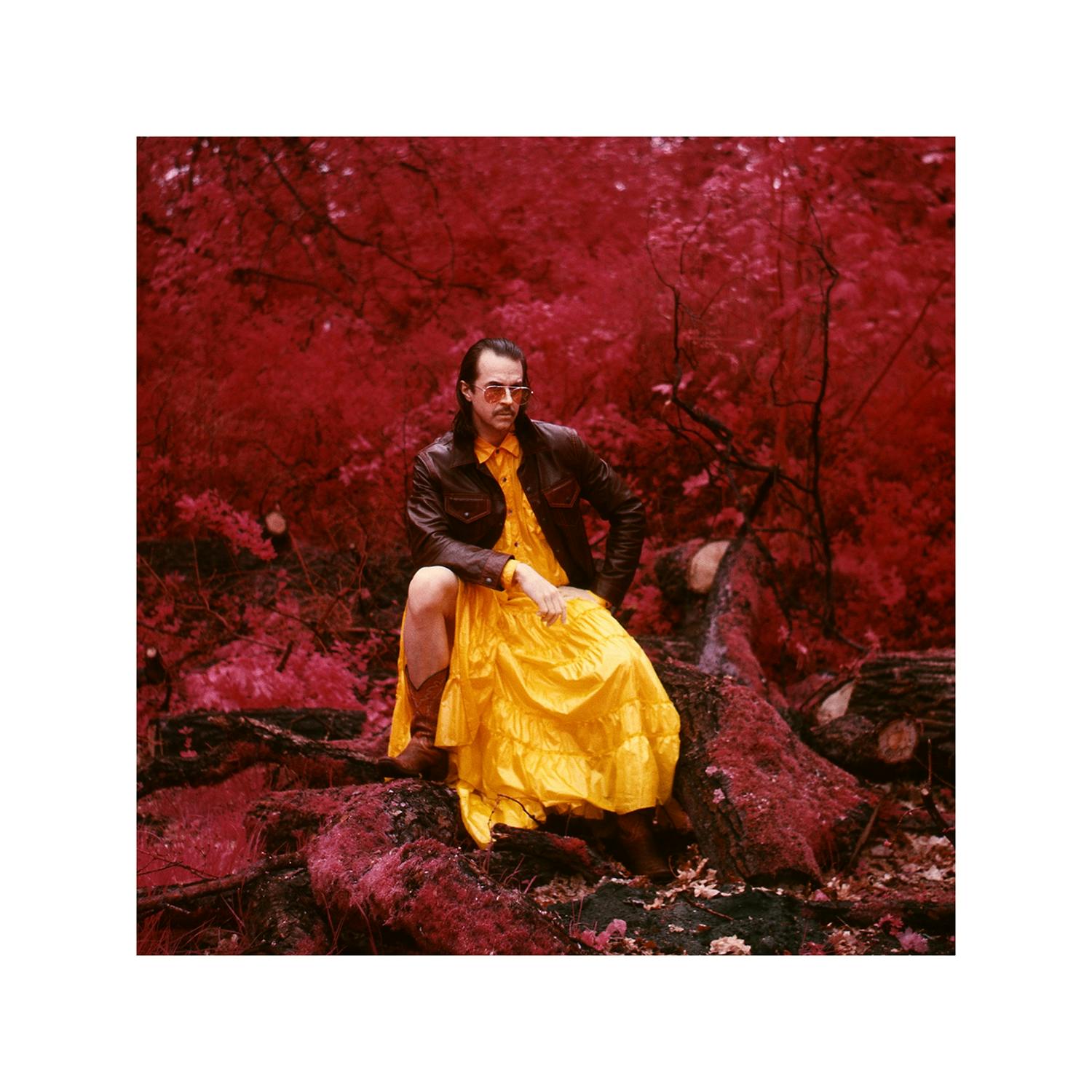 Analog photo of the Casey Spooner (aka Fischerspooner), iconic artist of the queer scene, particularly through the electroclash movement of the early 2000s, part of the documentary photography work of Ian Margio (Catalyst alum)