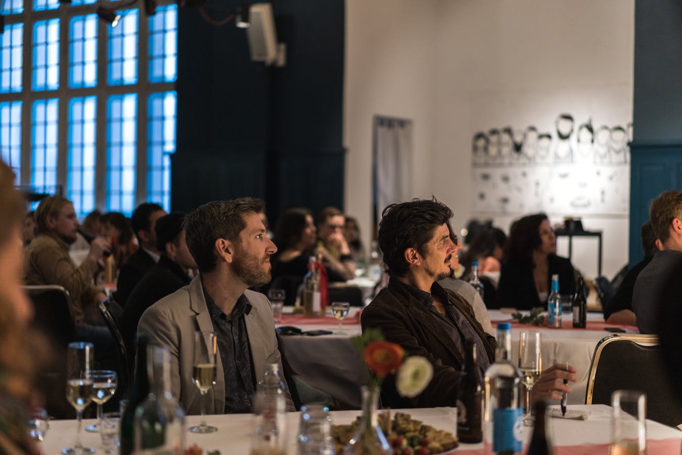 Adam Donald and Matthieu Schmit at the 2019 film awards at Catalyst Berlin