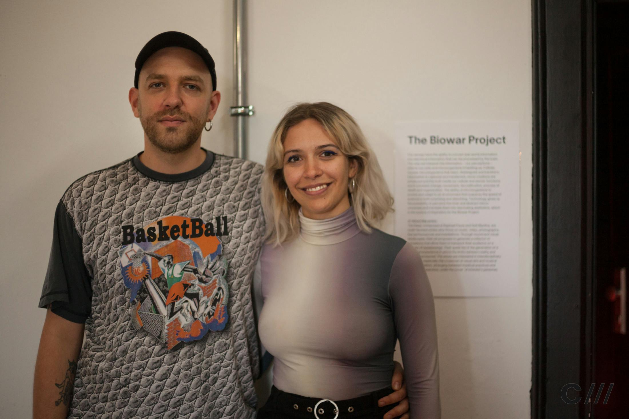 Creators of The Biowar Project Installation | Signals Festival 2020 at Catalyst Berlin | Photo by Ian Dunham