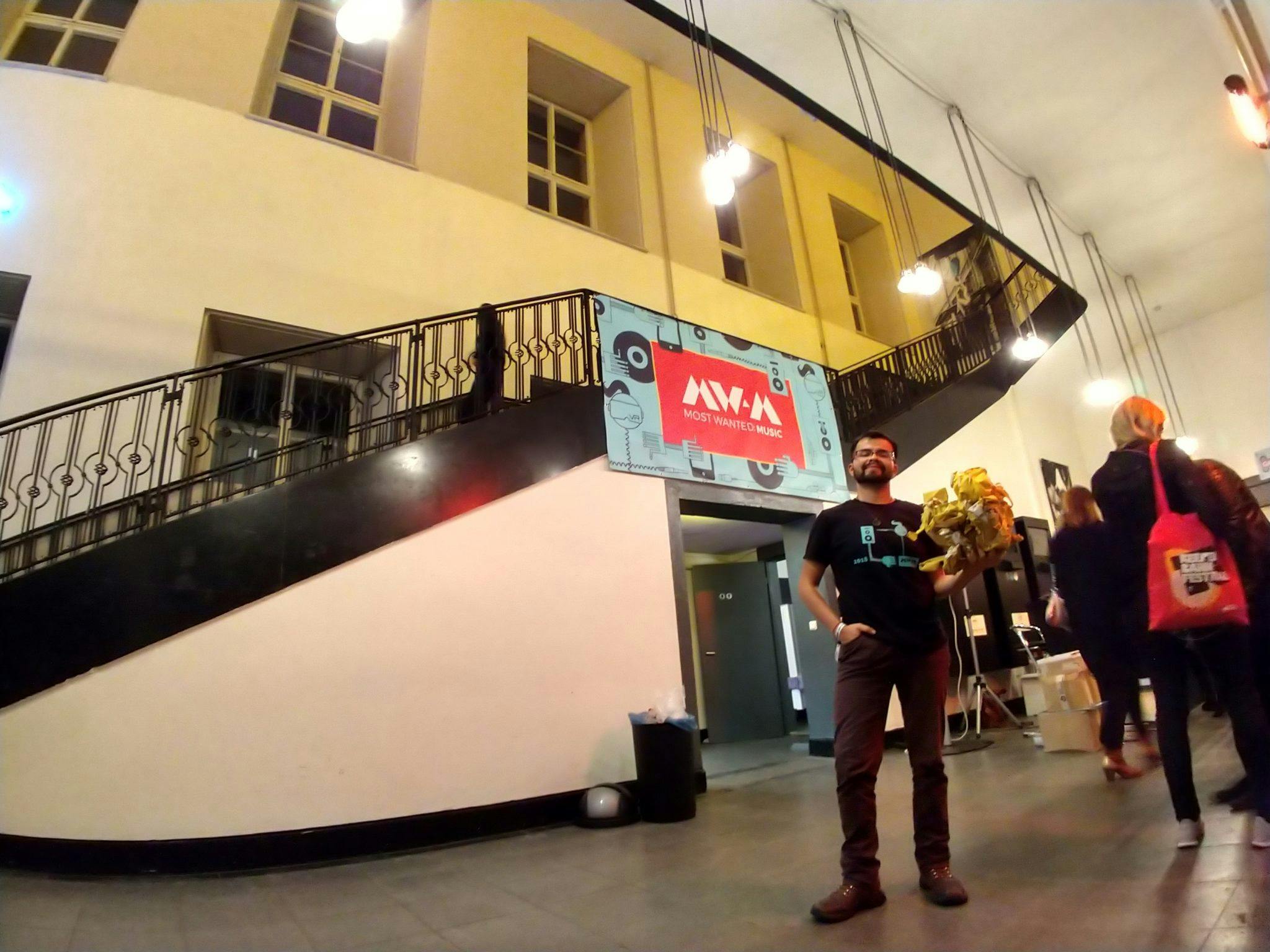 Catalyst Berlin Electronic Music Production & Performance student Samaquias Lorta at Most Wanted: Music 2018
