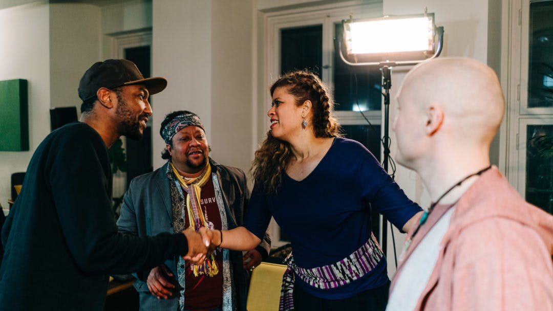 Charlton Ravenberg, Red Haircrow, Cavana Hazelton and Augustyn at Catalyst Berlin Dialogues: A discussion on inspiration versus appropriation
