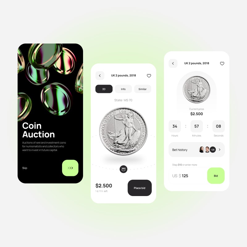 Coin auction